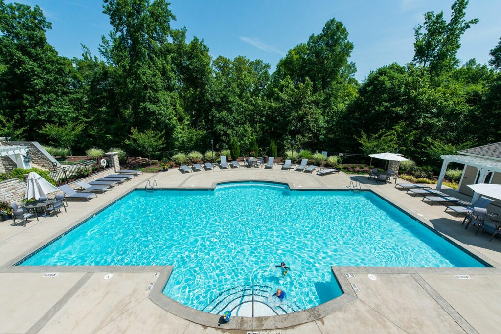 The pool at the Hamptons Clubhouse